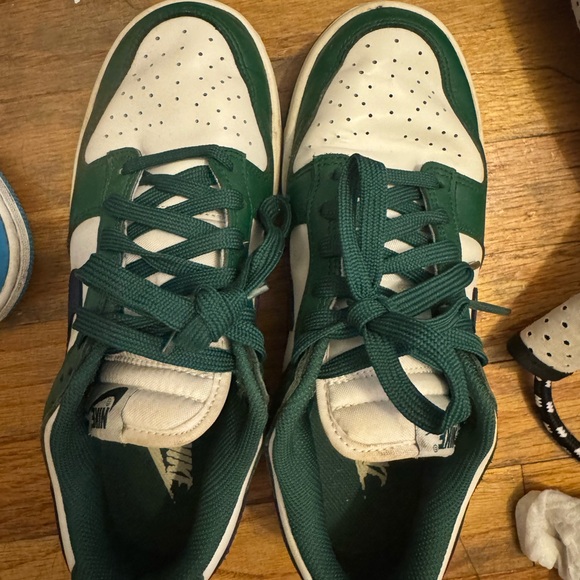Nike Green and White Sneakers - Picture 1 of 3